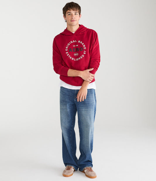 AEROPOSTALE CIRCLE LOGO PULLOVGER HOODIE