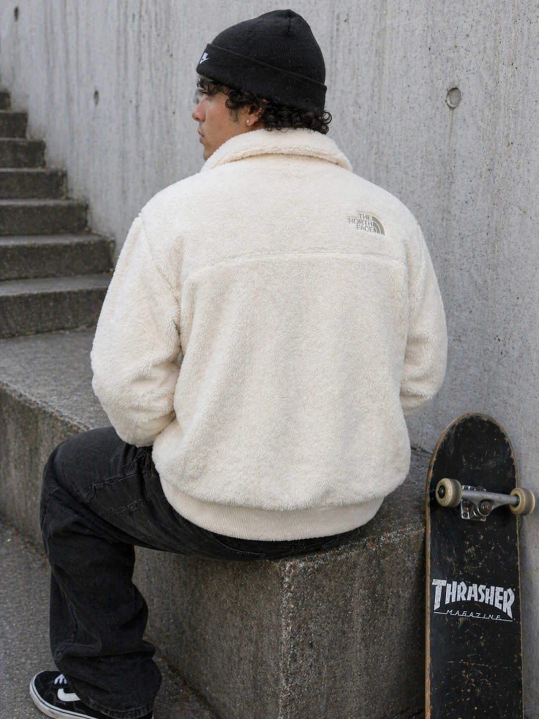 π₯ THE NORTH FACE OSITO LUX JACKET β WHITE DUNE π₯