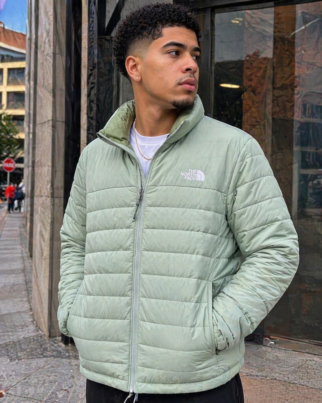 🔥 THE NORTH FACE PUFFER JACKET – SIZE L 🔥