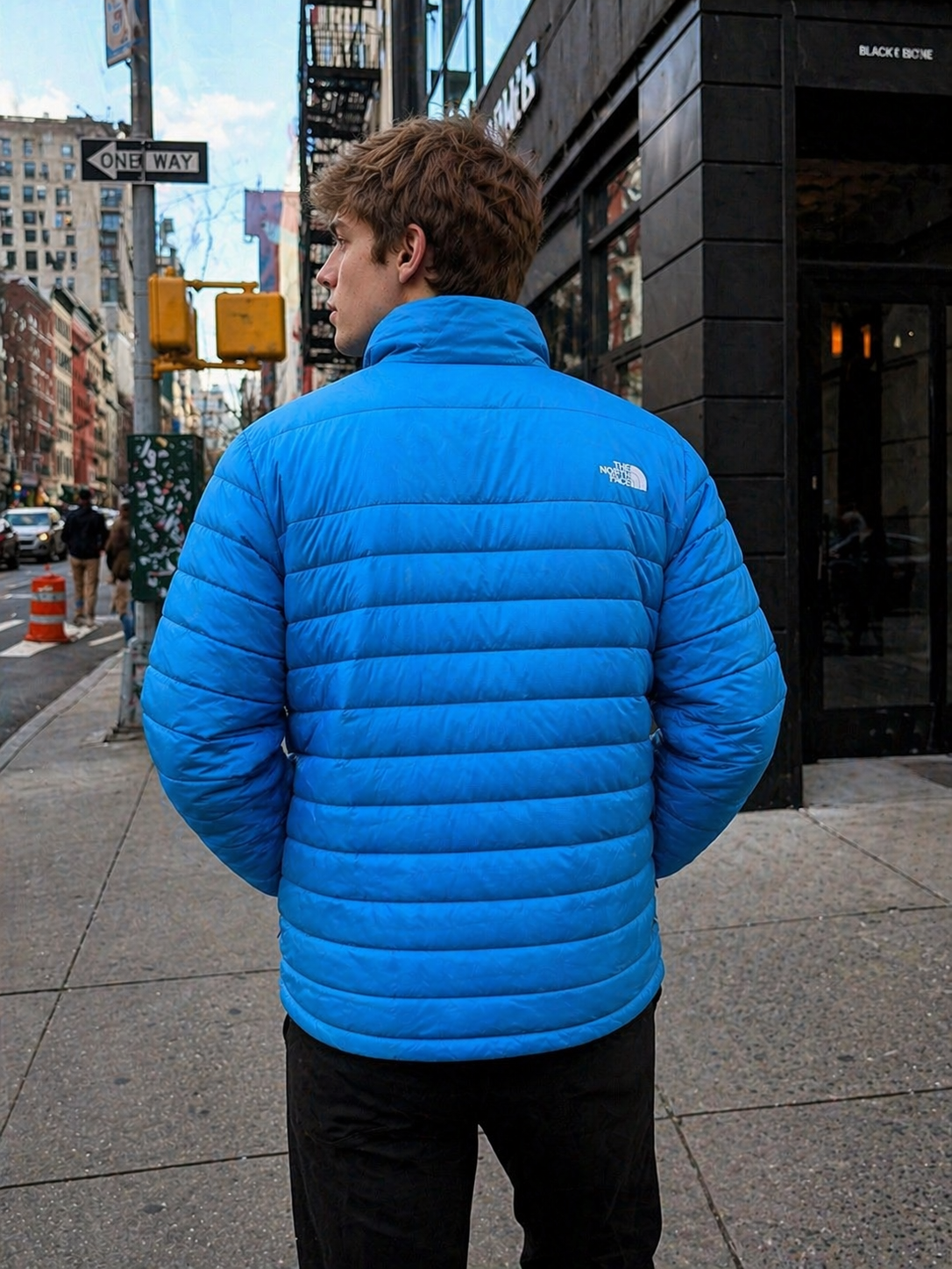 🔥 THE NORTH FACE PUFFER JACKET – PREMIUM BLUE 🔥