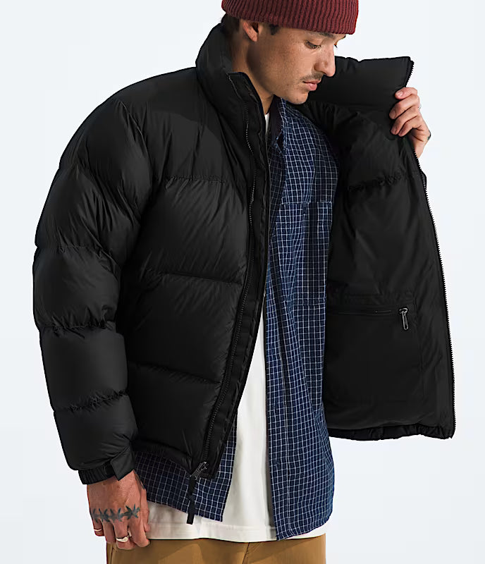 Chaqueta The North Face  negro logo blanco Talla L