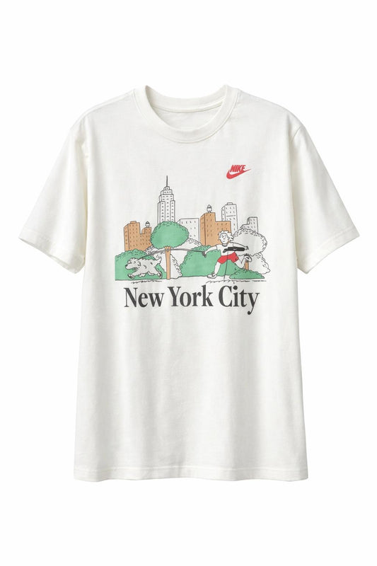 Camisetas  estampadas para hombre NIke NYC White talla L