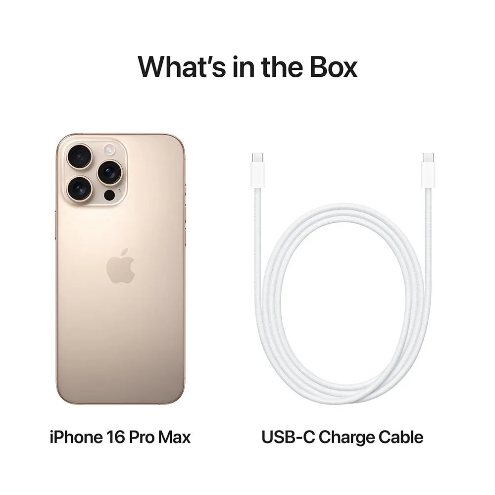 iPhone 16 Pro Max 256 GB — Color Dorado.